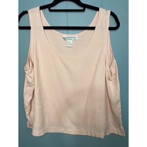 Pineapple Moon 100% Silk tank top, Size‎ XXL